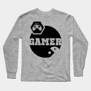 Gamer Shirt with Pad and Pac Birthday Gift Long Sleeve T-Shirt